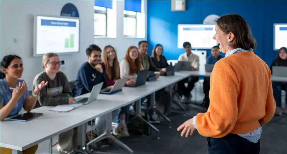 Students in class