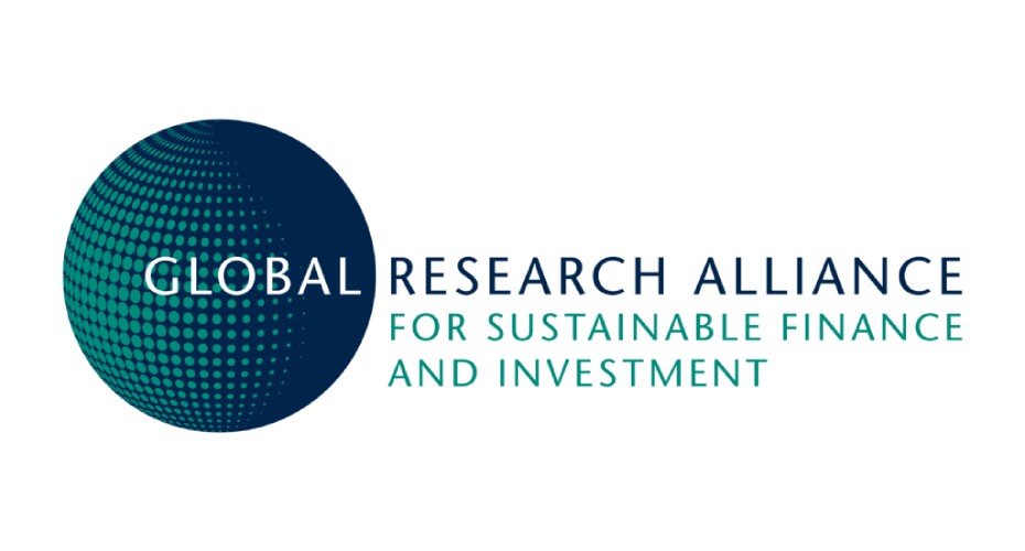 Logo for the global research alliance for sustainable finance and investment.