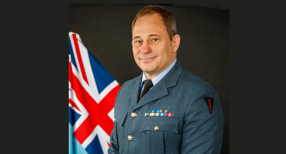Head and shoulders photo of Squadron Leader Lee Ashcroft
