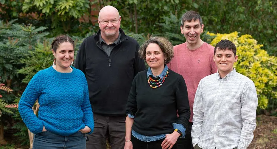 Five members of sequencing team