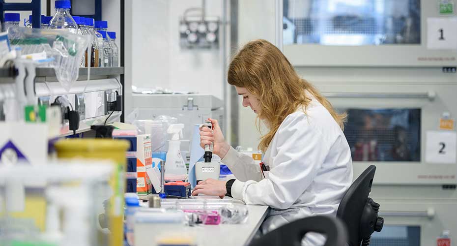 Scientist in a lab