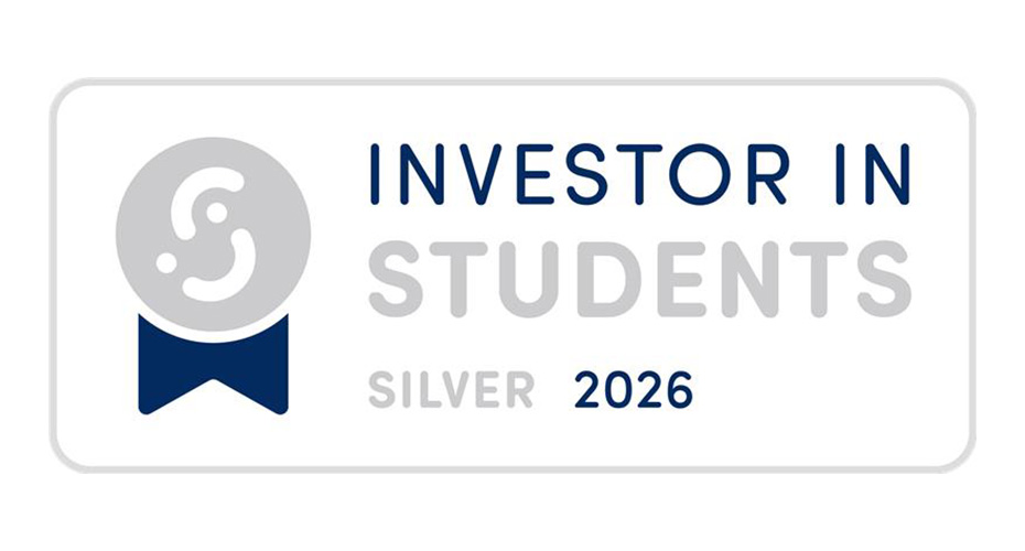 Logo for the Investor in Students Silver Award 2026
