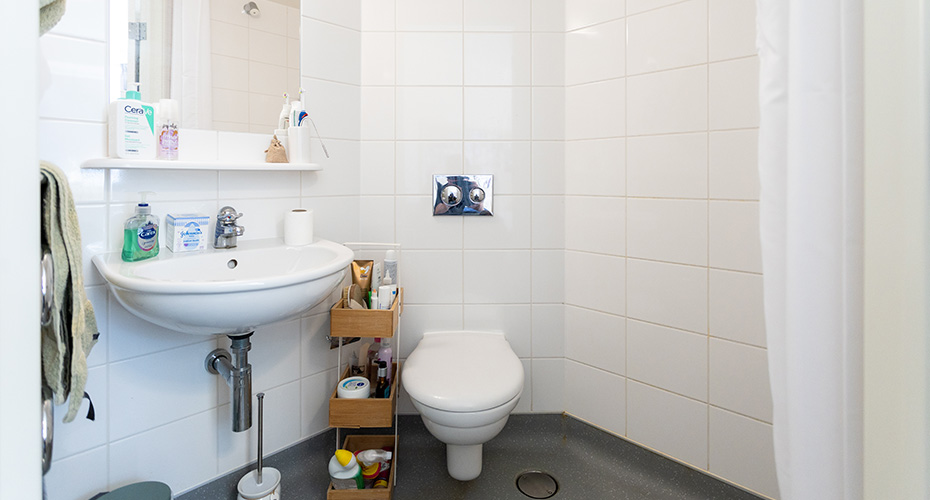 Duryard ensuite bathroom