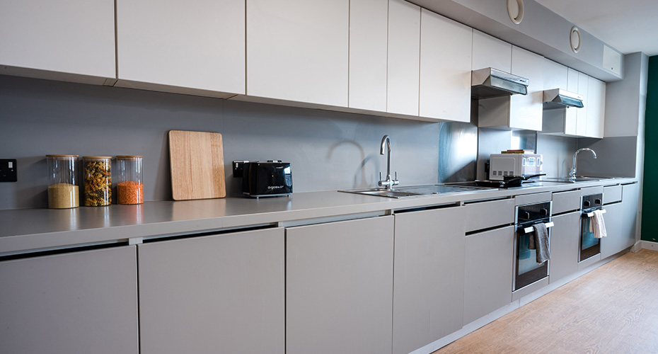 Shared kitchen at The Depot