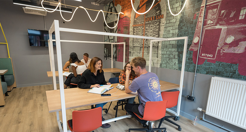 Study space at the Depot