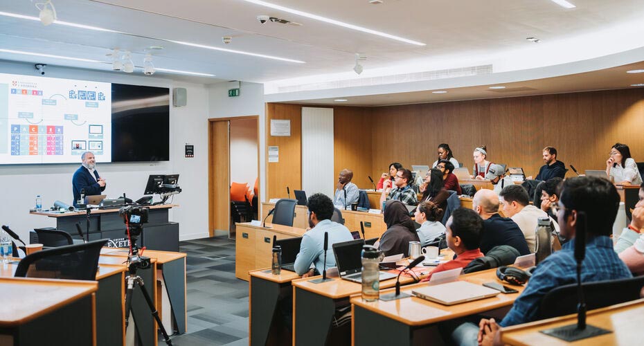 MBA students in a lecture