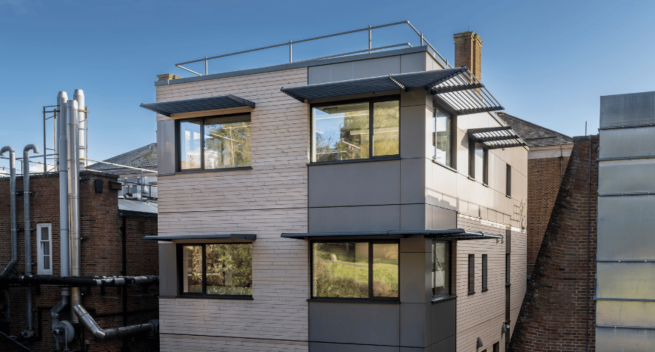 The exterior of the Brain Health Hub