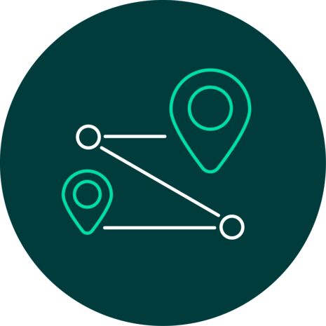 start and end destination points