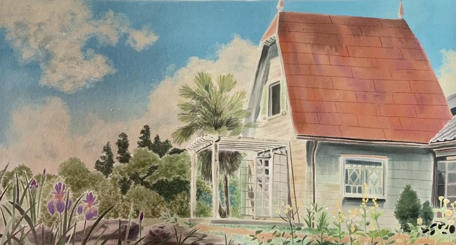 One of Ridi’s fine art paintings